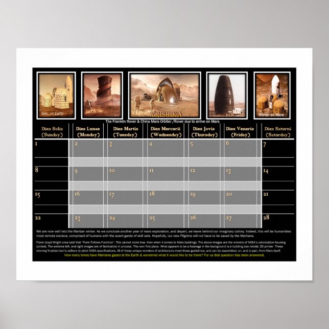 Mar's Habitat Poster (Front)