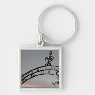 Mars Hill College Key Chain- Premium, Square Ring