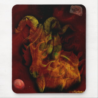 Mars in Aries Mouse Mat