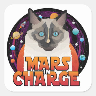 Mars in Charge stickers