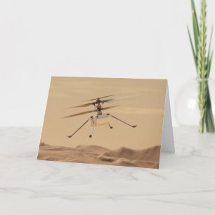 Mars Ingenuine Helicopter Flight Card