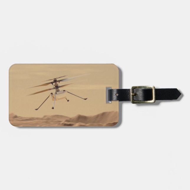 Mars Ingenuity Helicopter Flight Luggage Tag (Front Horizontal)