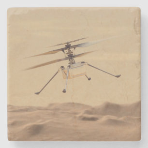 Mars Ingenuity Helicopter Flight Stone Coaster
