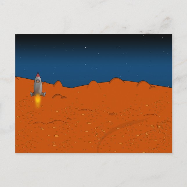 mars landing postcard (Front)