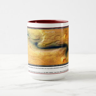 Mars largest lake mug