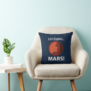 Mars Let's Explore Cushion