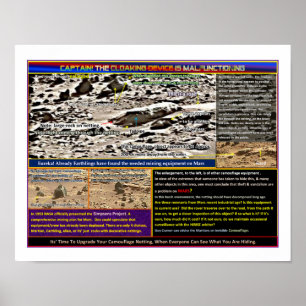 Mars Machines Masked Poster