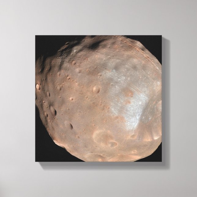 Mars moon Phobos Canvas Print (Front)