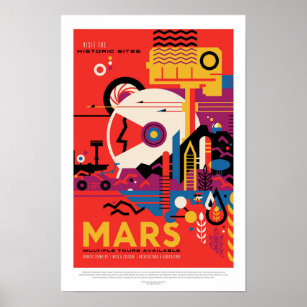 Mars   NASA Visions of the Future Poster