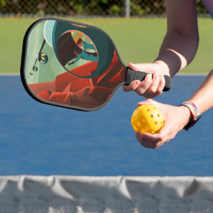 Mars Olympus Mons Highest Volcano Solar System Pickleball Paddle