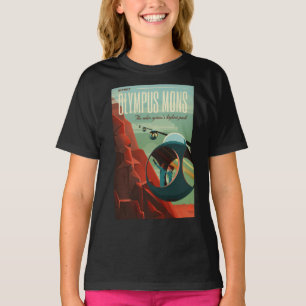 Mars Olympus Mons Highest Volcano Solar System T-Shirt