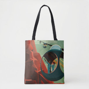 Mars Olympus Mons Highest Volcano Solar System Tote Bag