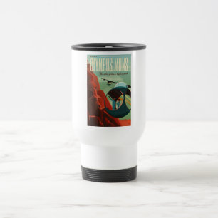 Mars Olympus Mons Highest Volcano Solar System Travel Mug