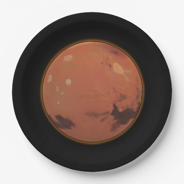 Mars Paper Plate (Front)