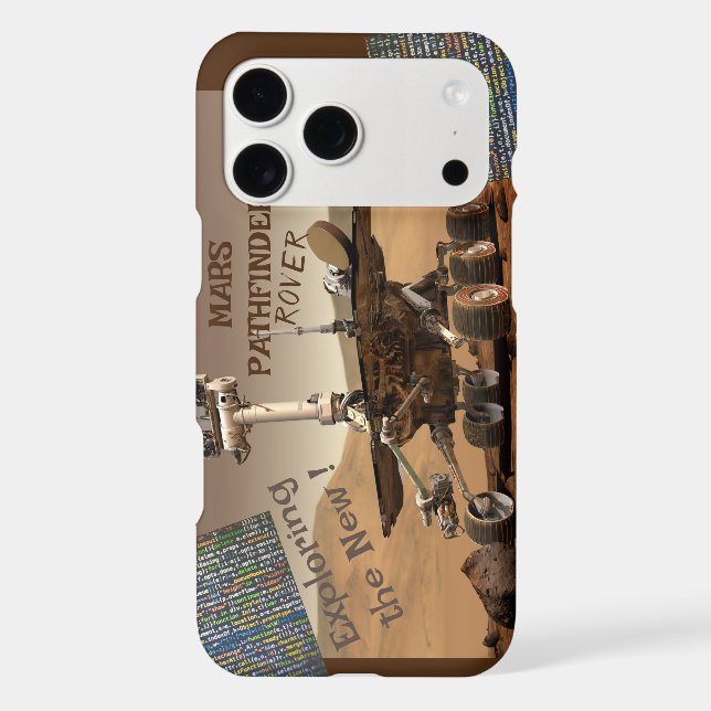 Mars Pathfinder Rover iPhone / iPad case (Back)