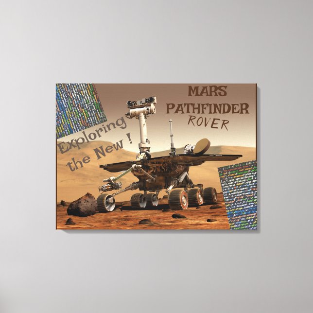 Mars Pathfinder Rover Stretched Canvas Print (Front)