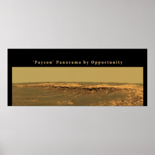 Mars Payson Panorama by Opportunity Poster