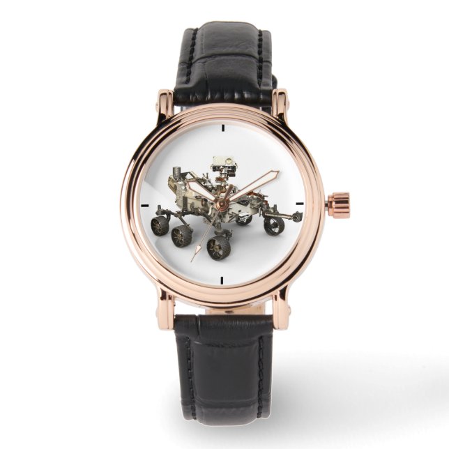 Mars Perseverance Rover On White Background. Watch (Front)