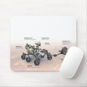 Mars Perseverance Rover With Instruments Mouse Mat