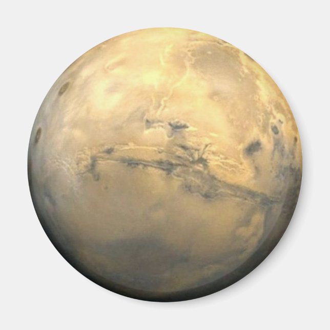 Mars, Planet of the Solar System Magnet (Front)