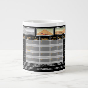 Mar's Pyramid Large Coffee Mug