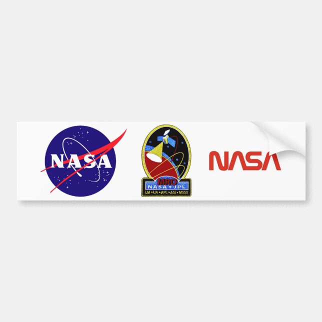 Mars Reconnaissance Orbiter (MRO) Bumper Sticker (Front)