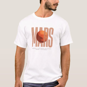 MARS Red dust, silent plains, and infinite dreams T-Shirt