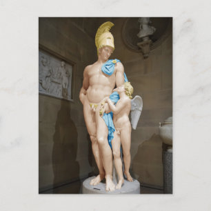 MARS RESTRAINED BY CUPID 1825 John Gibson Postcard