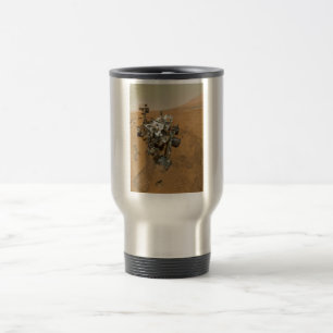 Mars Rover Curiosity at Rocknest Travel Mug