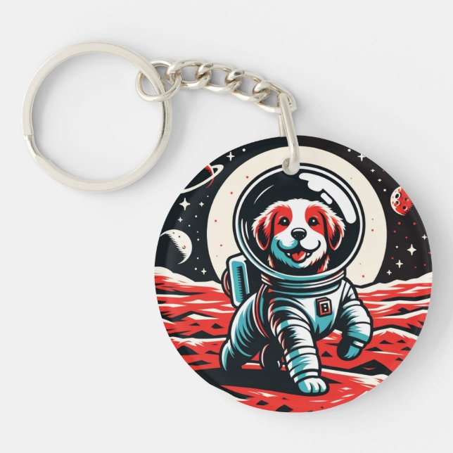 Mars Rover Pup Key Ring (Front)