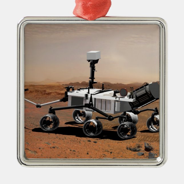 Mars Science Laboratory 2 Metal Tree Decoration (Front)