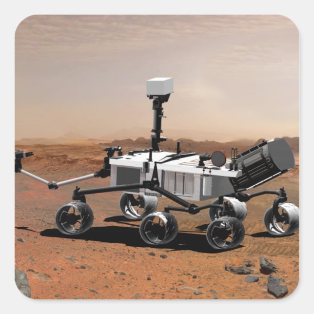 Mars Science Laboratory 2 Square Sticker (Front)