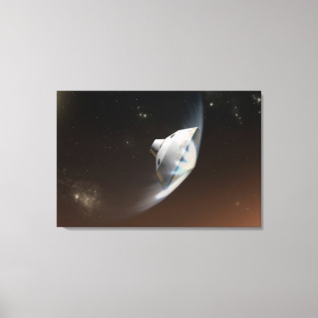 Mars Science Laboratory Aeroshell Capsule 2 Canvas Print (Front)
