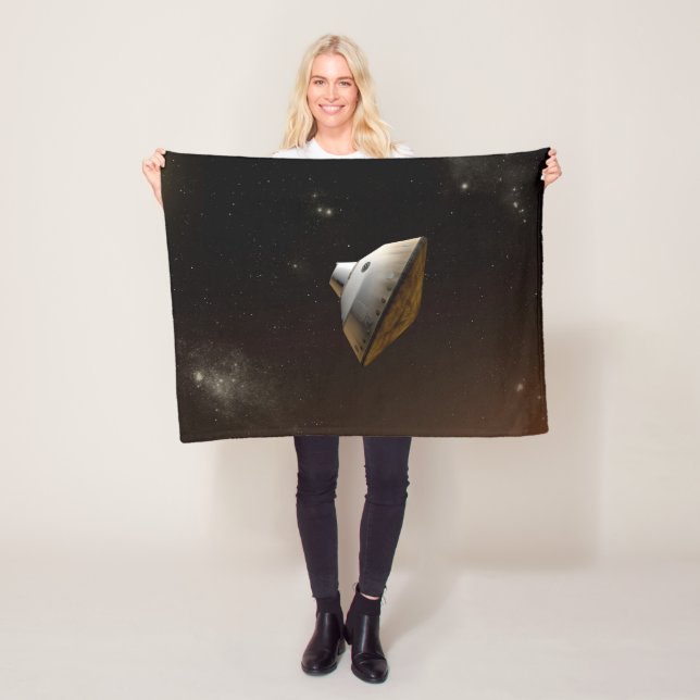 Mars Science Laboratory Aeroshell Capsule Fleece Blanket (In Situ)