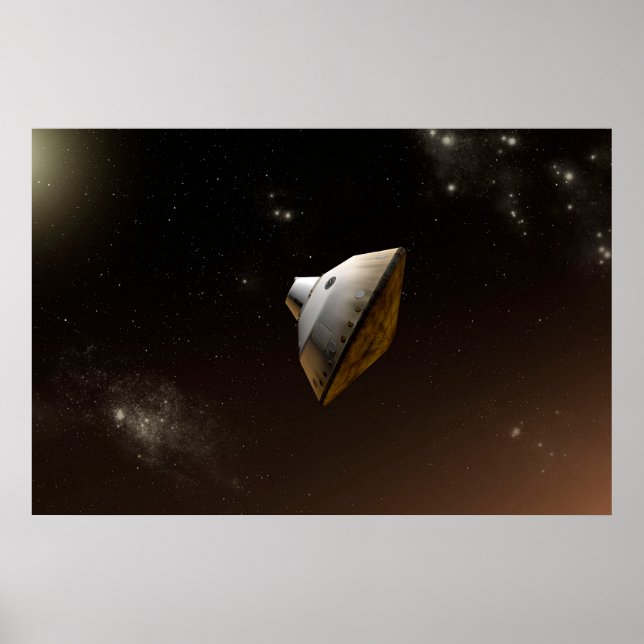 Mars Science Laboratory Aeroshell Capsule Poster (Front)