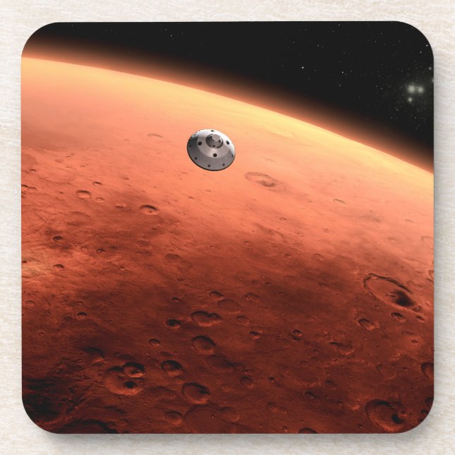 Mars Science Laboratory Approaching Mars. Coaster (Front)