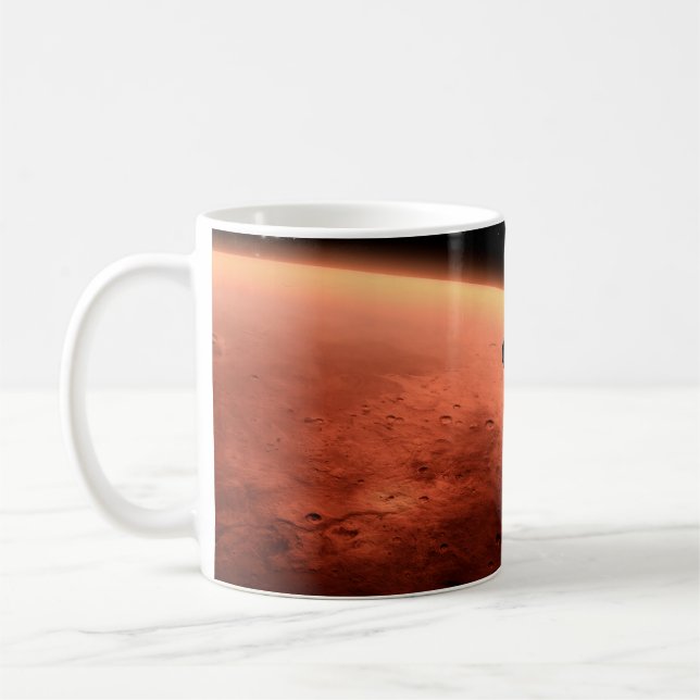 Mars Science Laboratory Approaching Mars. Coffee Mug (Left)