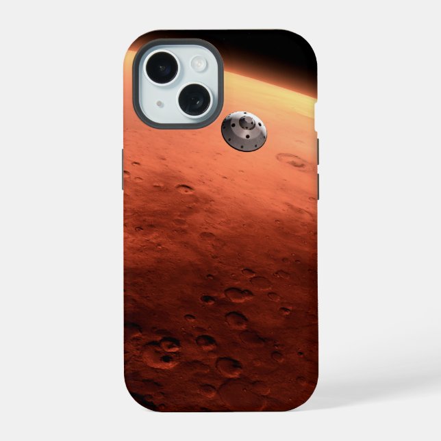 Mars Science Laboratory Approaching Mars. iPhone 15 Case (Back)