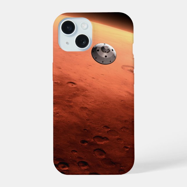 Mars Science Laboratory Approaching Mars. iPhone 15 Case (Back)