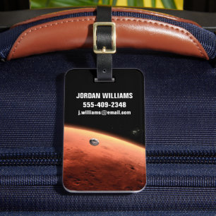 Mars Science Laboratory Approaching Mars. Luggage Tag