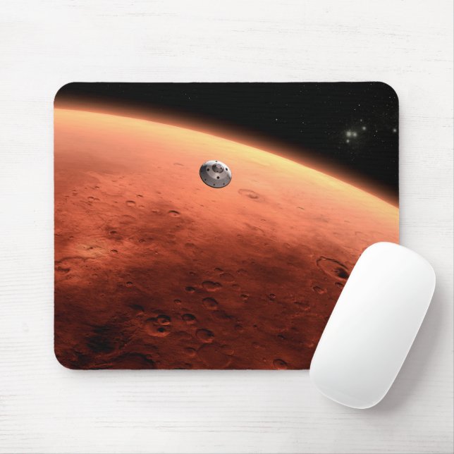 Mars Science Laboratory Approaching Mars. Mouse Mat (With Mouse)