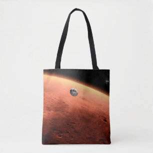 Mars Science Laboratory Approaching Mars. Tote Bag
