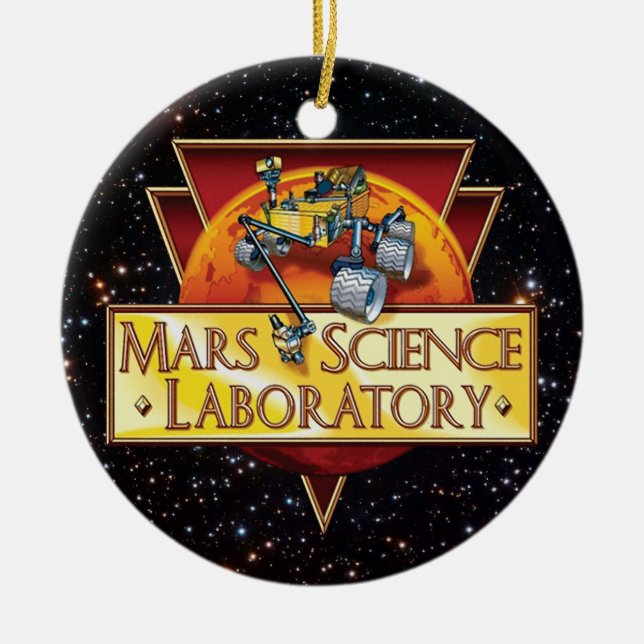 Mars Science Laboratory Ceramic Tree Decoration (Front)