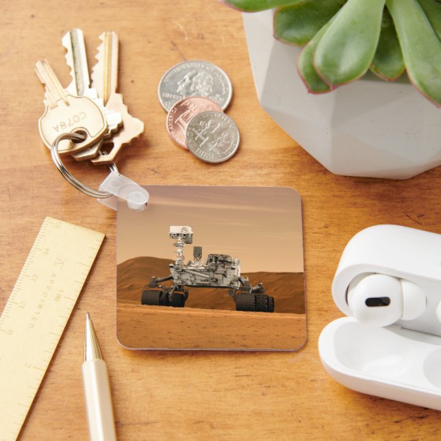 Mars Science Laboratory Curiosity Rover. 2 Key Ring (Desk)