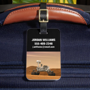 Mars Science Laboratory Curiosity Rover. 2 Luggage Tag