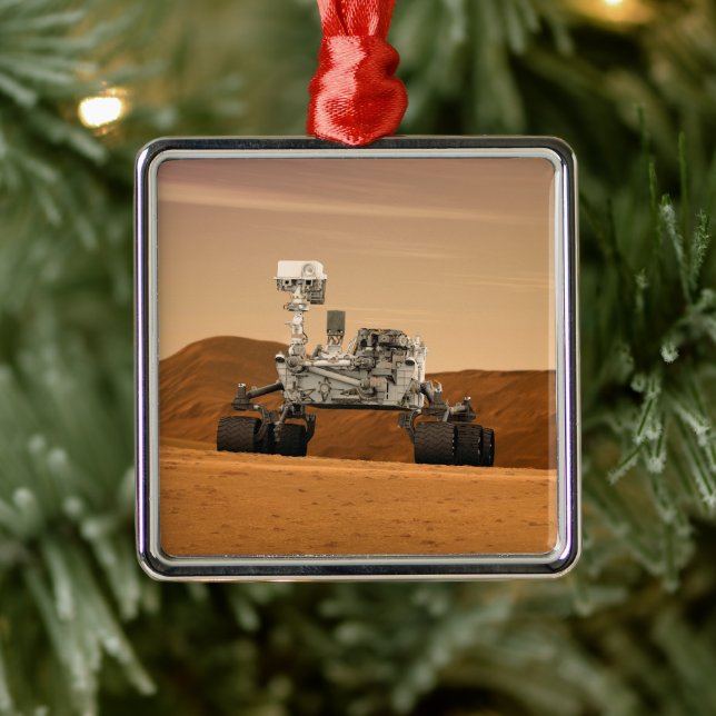 Mars Science Laboratory Curiosity Rover. 2 Metal Tree Decoration (Tree)