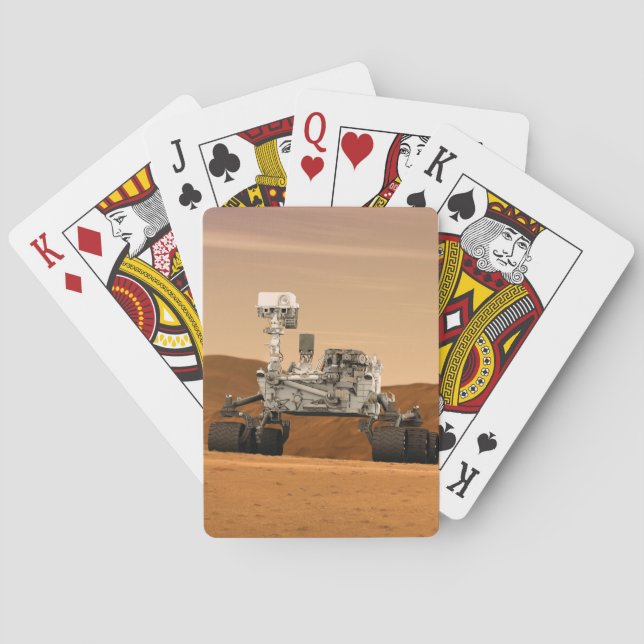 Mars Science Laboratory Curiosity Rover. 2 Playing Cards (Back)