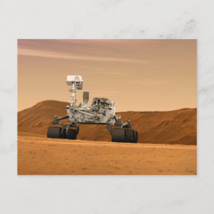 Mars Science Laboratory Curiosity Rover. 2 Postcard