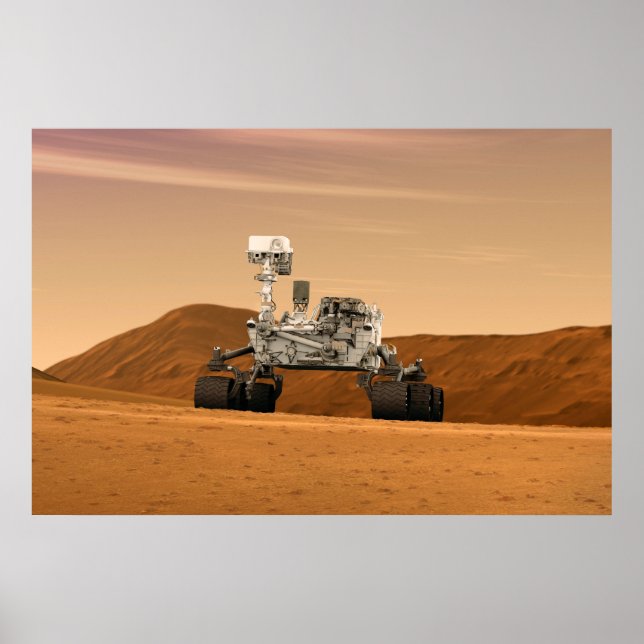 Mars Science Laboratory Curiosity Rover. 2 Poster (Front)