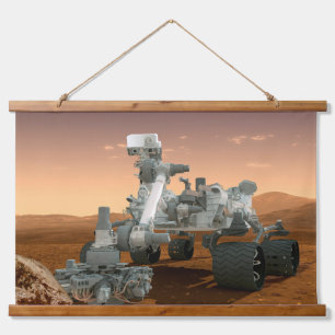 Mars Science Laboratory Curiosity Rover. 4 Hanging Tapestry